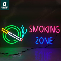 Livraison rapide Led Smoking Sign pour Tobacco Shop No Smoking Smoke Shop Neon Sign
