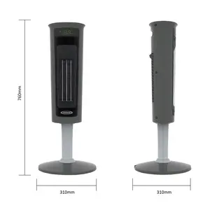 ODM OEM Safety Portable Electronic UL 1500w/ GS 2200w PTC Ceramic Tower Heater for Home Room Ceramic Space Fan Heater