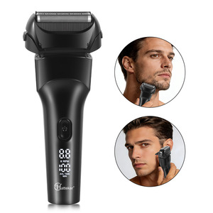 Rasoio Elettrico Professionale Hatteker HT-959 <span class=keywords><strong>per</strong></span> Uomo con Tripla Testina, Alimentazione USB, Display Digitale, Senza Fili <span class=keywords><strong>per</strong></span> una Rasatura Liscia - Product Image 2