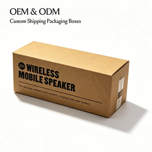 Échantillon <span class=keywords><strong>gratuit</strong></span> boîtes en papier écologiques biodégradables personnalisées pour expédition boîtes postales cadeaux avec logo - Product Image 1
