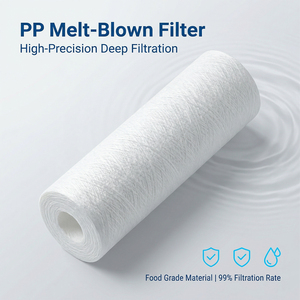 Cartouche filtrante en fil de coton PP soufflé CLANDE OEM 10-40 pouces 1-200 microns 250 LPH Installation facile pour l'eau - Product Image 6