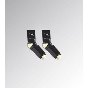 Chaussettes utilitaires Diadora Noir Gris Seagull Sc Protection des pieds taille moyenne - Product Image 1