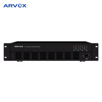 Amplificateur de puissance audio professionnel 240W 4 canaux 2U classe D en aluminium 4 ~ 16 ohms à impédance pour l'expansion de zone