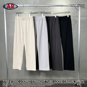 <span class=keywords><strong>Pantaloni</strong></span> <span class=keywords><strong>larghi</strong></span> <span class=keywords><strong>larghi</strong></span> a gamba tesa di spugna francese <span class=keywords><strong>tuta</strong></span> da <span class=keywords><strong>uomo</strong></span> <span class=keywords><strong>pantaloni</strong></span> Unisex di alta qualità - Product Image 5