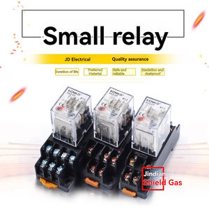 Миниатюрное промежуточное реле MY2NJ небольшое электромагнитное реле со светом и базой для постоянного тока 220 В 24 В 12 В - Product Image 2