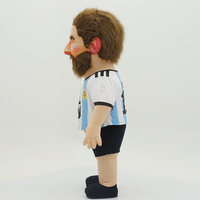 Costume de mascotte gonflable personnalisé OEM Messi pour adulte unisexe, idéal pour la promotion d'événements sportifs