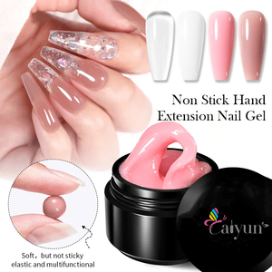 Label privé <span class=keywords><strong>argile</strong></span> solide 3D dure <span class=keywords><strong>rose</strong></span> naturel clair doux extension non collante non essuyable 5 en 1 Uv/Led gel pour ongles pour ongles - Product Image 5