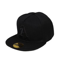 Gorra de Béisbol con Letra Bordada, Visera Plana, Estilo Hip Hop, Unisex, Venta al Por Mayor, Disponible en Stock, Gorra de Béisbol OEM