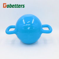 Kettlebell en PVC pour le yoga et le fitness, avec poignées binaurales, équipement de sport, haltères pour le Pilates et le modelage du corps