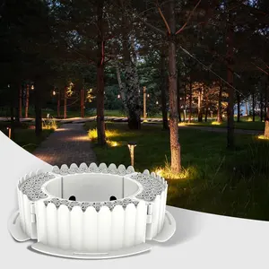 Lâmpada subterrânea ao ar livre chão lâmpadas de assoalho para palmeira LEVOU combinação lâmpada de árvore