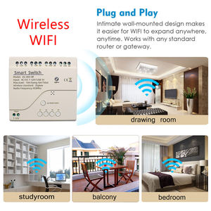 Module de relais sans fil WiFi TY-TDQ, 1 canal, USB 5V AC/DC 7-32V, application Tuya Smart Life, télécommande, compatible avec Alexa Google - Product Image 6