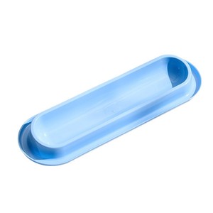 Daoge Long Strip <b>Cat</b> Bowl Pp Material Anti Tipping Feeding Dish For Multi <b>Cats</b> Pet <b>Feeder</b> - Product Image 1
