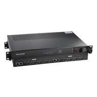 Codificador H265 de 16 canales 1U con 8 HEVC IP, transmisión de video en vivo para IPTV y equipos de transmisión de radio y TV, 1 Ud