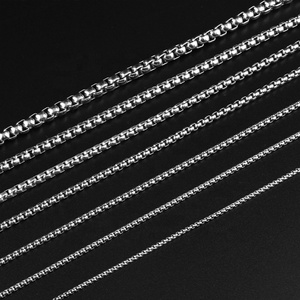 Cadenas de Perlas en Caja, Chapadas en Oro Rosa de 18K y Negro, Proveedor de Fábrica de Joyería de Acero Inoxidable para Regalos - Product Image 3