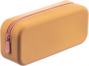 Estuche de Silicona Suave para Lápices con Cierre (Arena) - Organizador Estético para Material Escolar y de Oficina - Product Image 6