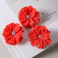 Mini têtes de fleurs artificielles en soie (chrysanthème, marguerite, tournesol, cosmos) pour loisirs créatifs et accessoires pour cheveux