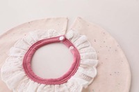 New Year Baby Bib for Ages 0-3 100% Cotton Cartoon Pattern Red Embroidery Unisex