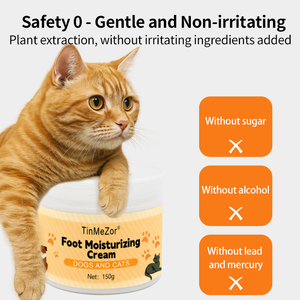 Crème pour pattes <span class=keywords><strong>de</strong></span> chien et chat en gros, sûre pour les animaux, aux ingrédients naturels, crème douce pour les pattes pour apaiser et protéger les coussinets secs, formule personnalisée bienvenue - Product Image 2