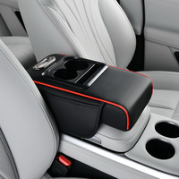 Coussin d'accoudoir de voiture multifonctionnel avec porte-gobelet de rangement universel pour voiture, coussin rehausseur RMS-GP, ajustement standard