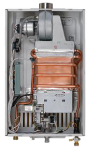 Servicio OEM: Calentador de Agua Exterior con Ventilador de Extracción, Bajo <span class=keywords><strong>NOx</strong></span>, Temperatura Constante, Gas Natural, Intercambiador de Calor de Cobre, Pantalla LED - Product Image 5