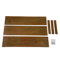 Bordes de Jardín Elevados de Acero Corten para Plantas de Jardín, Césped y Flores