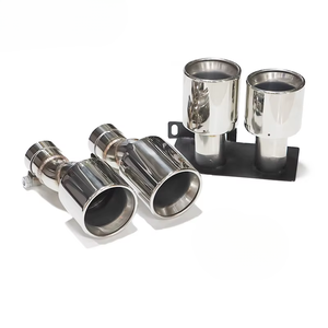 Tubo de Escape para Auto SYPES, Compatible con F10 F11 F18 <span class=keywords><strong>520i</strong></span> 523i 525i 530i, Personalizado, de Fibra de Carbono, Estilo M Performance, Punta de Silenciador - Product Image 1