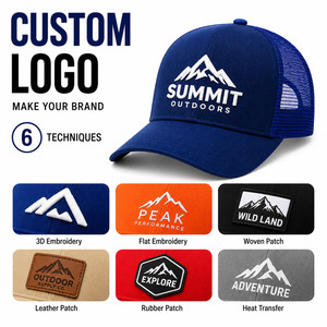 Casquette Trucker 5 Panneaux Multicolore Respirante en Maille pour l'Été, Chapeau de Baseball à Petit MOQ, Impression Personnalisée du Logo, Casquette Promotionnelle - Product Image 4