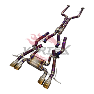 ท่อไอเสียด้านหลังแบบปล่อยควันจากไทเทเนี่ยมสีม่วง S58 M4 M3 G82 G80รถ BMW - Product Image 3