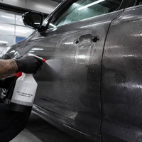 Film de protection automobile en PET gris bronze métallisé liquide 1,52*15m 7,5mil, vinyle autocollant chromé haute brillance pour changement de couleur, protection de carrosserie automobile