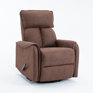 كرسي أريكة عصري لغرفة المعيشة وغرفة النوم، مصنوع من قماش تقني، مع تحكم يدوي، ووظيفة الاستلقاء والتأرجح والدوران - Product Image 1