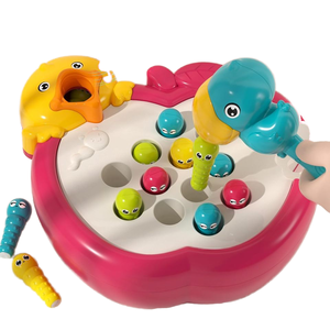 ของเล่นตกปลาอิเล็กทรอนิกส์ทนทานสำหรับครอบครัวเกมจับหนอนแบบโต้ตอบปรับแต่งได้ - Product Image 1