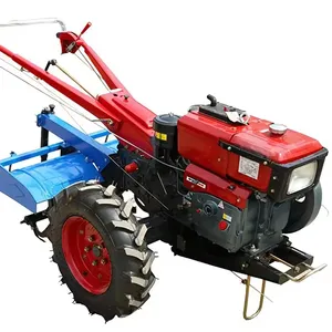 Tracteur manuel 8hp 10hp 12hp 15hp 18hp 20hp 22hp Motoculteur agricole mini diesel motoculteur Power Tiller Tracteurs à deux roues au Kenya