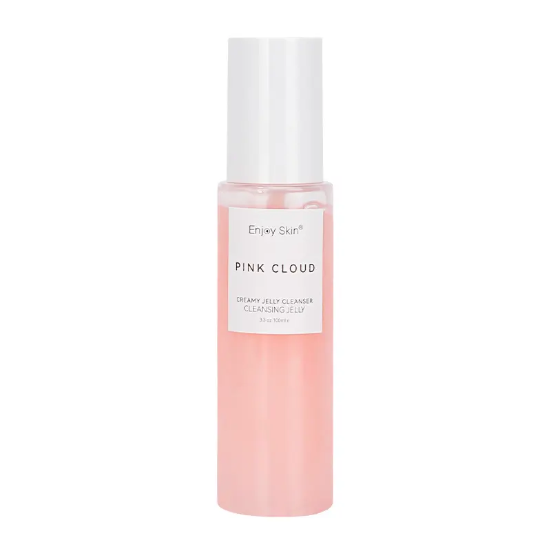 OEM-Gel de limpieza de espuma hidratante, elimina el maquillaje, limpiador Facial de gelatina cremoso, agua de rosas, nuevo