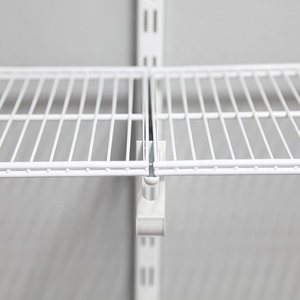 Cao Cấp Dây Kim Loại Kệ Tường Thép Bảng Điều Khiển Với Treo Theo Dõi Kết Nối Với Khung Cho Treo Tường Lưu Trữ Kệ Hệ Thống - Product Image 1