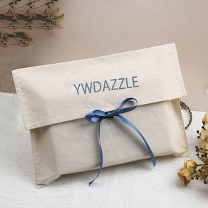 Sac d'emballage en toile naturelle écologique pour vêtements et chaussures, avec logo personnalisé, sac de rangement pour couvertures, vente en gros - Product Image 6