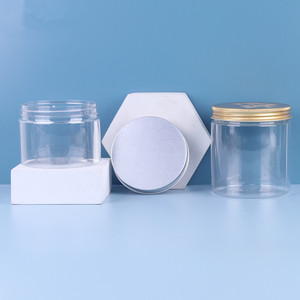 Rỗng Trong Suốt 4Oz 60Z 8Oz Ngọt Ngào Mật Ong Kẹo Nhựa Pet Jar Trong Số Lượng Lớn Với Đầy Màu Sắc Nhôm Nắp - Product Image 4