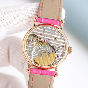 Reloj de Cuarzo Clásico Antiguo para Mujer, Serie Clásica, Acero Fino de Alta Calidad, Espejo de Zafiro, Correa de Cuero de 16 mm, Precio al por Mayor Simple - Product Image 5