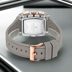 นาฬิกา NAVIFORCE รุ่น 7105 ดีไซน์ใหม่ โปร่งใส ทรง Tonneau นาฬิกาควอตซ์ผู้ชาย กันน้ำ หรูหรา สปอร์ต นาฬิกากลางแจ้งสำหรับผู้ชาย - Product Image 5