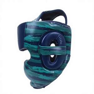Casque de boxe en cuir pour enfants, réglable, personnalisable, protection sportive, casque de boxe élégant - Product Image 3