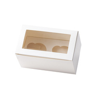 Boîtes à cupcakes en carton recyclable écologiques, boîte à gâteau personnalisable pour l'emballage de pâtisseries