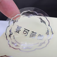 Étiquettes transparentes personnalisées pour les emballages de produits de soin de la peau et de lotions corporelles, autocollants adhésifs transparents découpés à la forme, imperméables