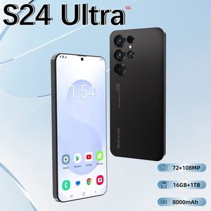 Nouveau modèle de téléphone portable avec appareil photo arrière 108MP, double carte SIM, pixels HD, nouveau <span class=keywords><strong>smartphone</strong></span> 5G S24+ Ultra - Product Image 2