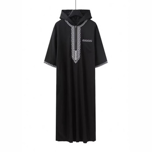 Nuova Camicia Etnica Casual da <span class=keywords><strong>Uomo</strong></span> in Poliestere Ricamato 2026, a Maniche Corte, Vestibilità Ampia, Quattro Stagioni, Disponibile per il Commercio Transfrontaliero - Product Image 2