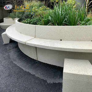 Nouveaux matériaux de construction en pierre, parterre de fleurs en béton GRC, bassin de plantation circulaire préfabriqué, taille personnalisable - Product Image 3