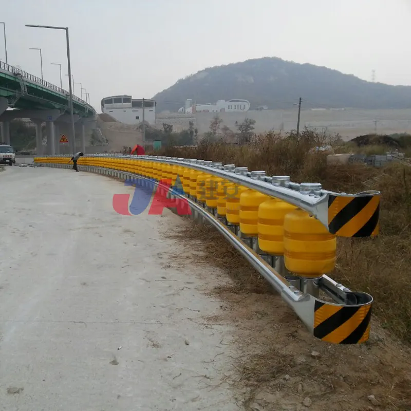 High quality traffic safety guardrail roller barrier for sale
