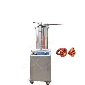 High Quality Vertical Chicken Pork Automatic Small Meat Sausage Make Machine Production Line