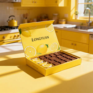 Caja de Embalaje de Chocolate Ecológica con Diseño Personalizado, Laminada Magnética de Lujo, con Relieve, para Regalos, Dulces Gourmet, Bodas y Eventos - Product Image 2