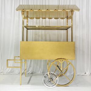 เหตุการณ์เช่าอุปกรณ์<span class=keywords><strong>อาบ</strong></span>น้ำเด็กตกแต่งสแตนเลสสีทองลูกอมรถเข็น - Product Image 5