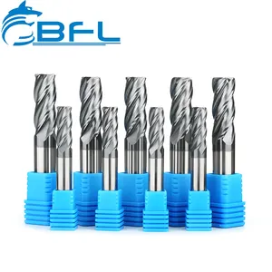 BFL HRC55-65 Solid Carbide 4 Flute Corner Radius End Mills Fresas CNC Milling Cutter