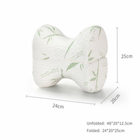 Coussin Ergonomique en Mousse à Mémoire de Forme pour Genoux avec Housse en Bambou – Support Orthopédique pour Jambes, Idéal pour Dormeurs Latéraux et Soulagement de la Sciatique
